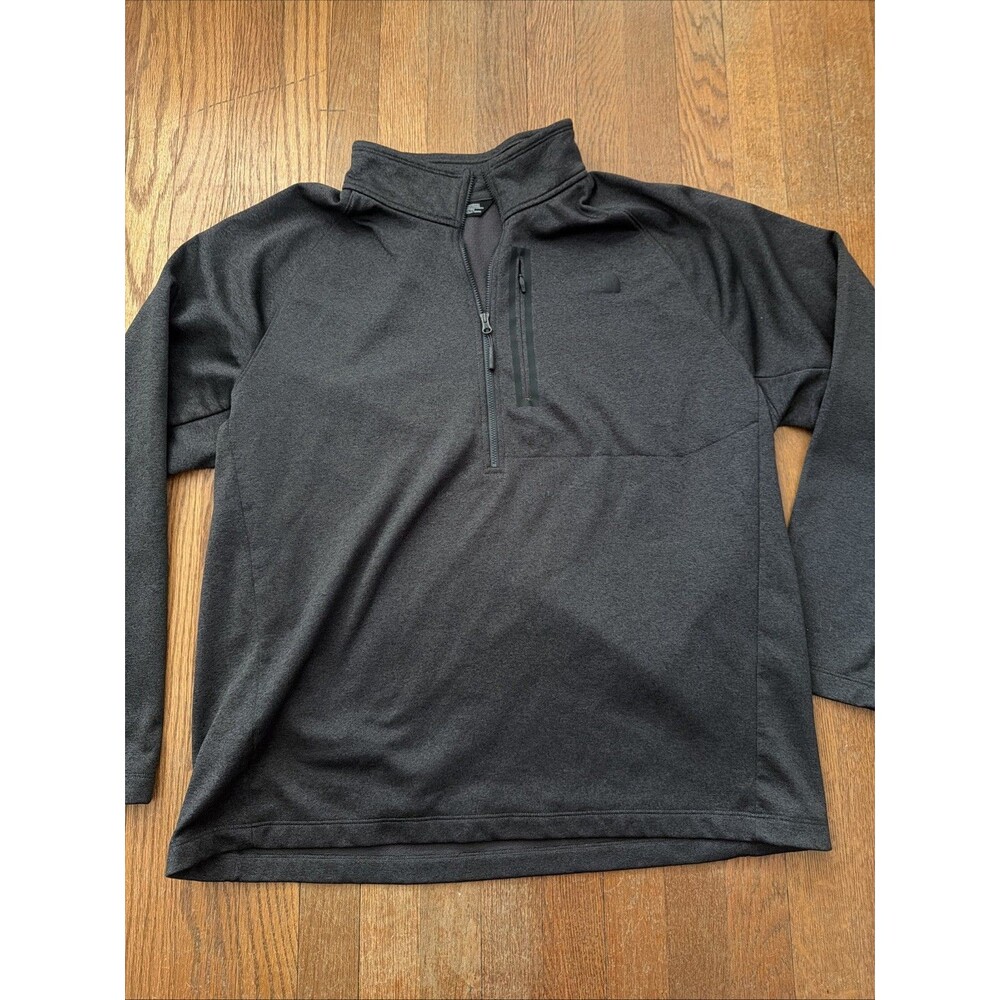 North Face 1/4 Zip Jacket Mens XXL Black Apex Soft Shell Fleece Pullover